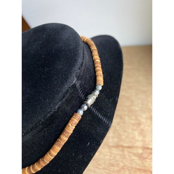 Vintage Hawaiian Multi Shell Coconut Puka Shell Choker Necklace 90s Silver Tone - Picture 2 of 5